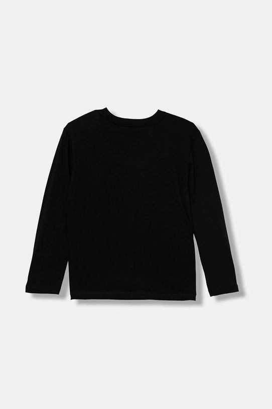 Detská bavlnená košeľa s dlhým rukávom United Colors of Benetton 3I1XC10Q3.G.seasonal čierna AW25