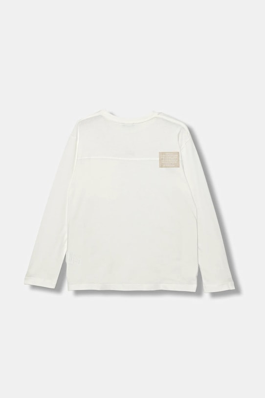 United Colors of Benetton longsleeve bawełniany dziecięcy 3I1XC10QS.G.seasonal biały AW25