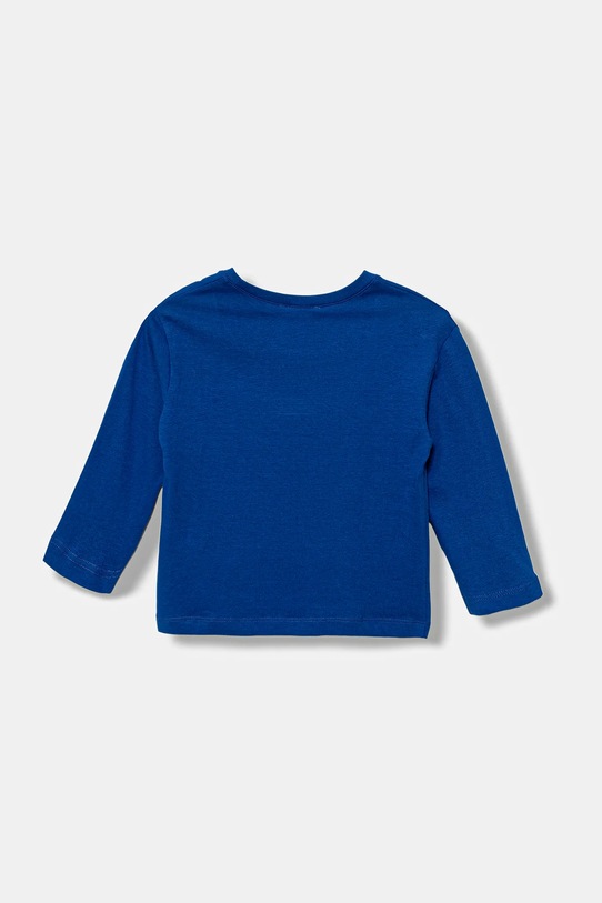 United Colors of Benetton longsleeve bawełniany dziecięcy 3I1XG10F2.P.reproposed niebieski AW25