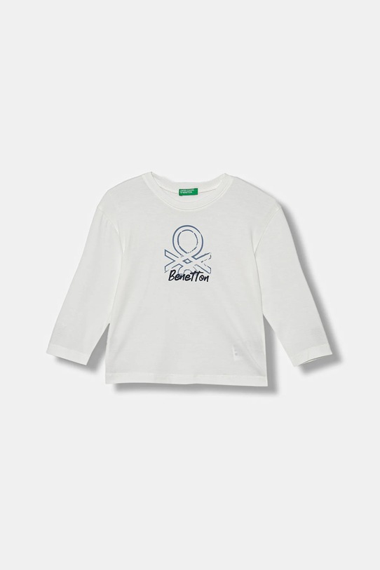 United Colors of Benetton longsleeve dziecięcy pozostałe biały 3I1XG10JZ.P.seasonal