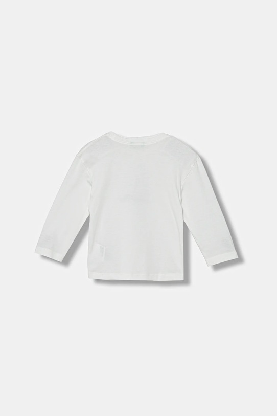 United Colors of Benetton longsleeve dziecięcy 3I1XG10JZ.P.seasonal biały AW25