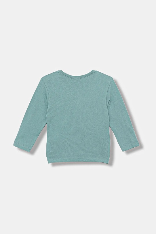 United Colors of Benetton longsleeve dziecięcy 3I1XG10JZ.P.seasonal turkusowy AW25