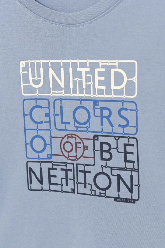 Chłopiec United Colors of Benetton longsleeve dziecięcy 3I1XG10JZ.P.seasonal niebieski