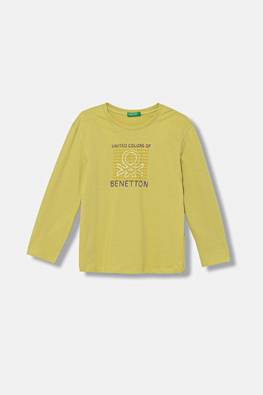 United Colors of Benetton longsleeve dziecięcy pozostałe zielony 3I1XG10JZ.P.seasonal