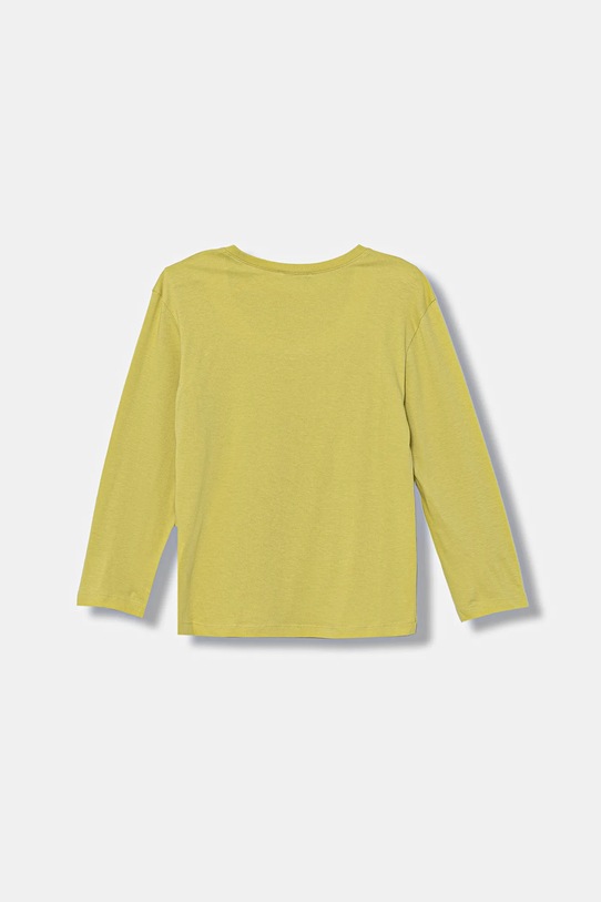 United Colors of Benetton longsleeve dziecięcy 3I1XG10JZ.P.seasonal zielony AW25