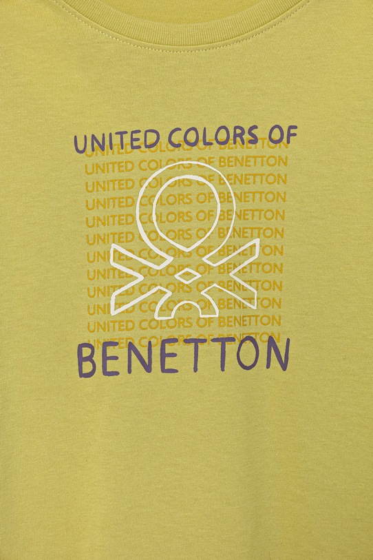 Chłopiec United Colors of Benetton longsleeve dziecięcy 3I1XG10JZ.P.seasonal zielony