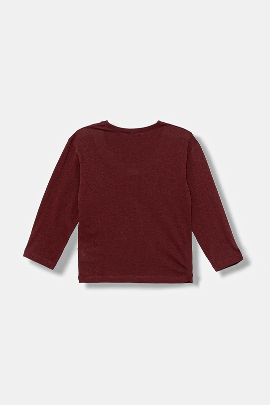 United Colors of Benetton longsleeve dziecięcy 3I1XG10JZ.P.seasonal bordowy AW25