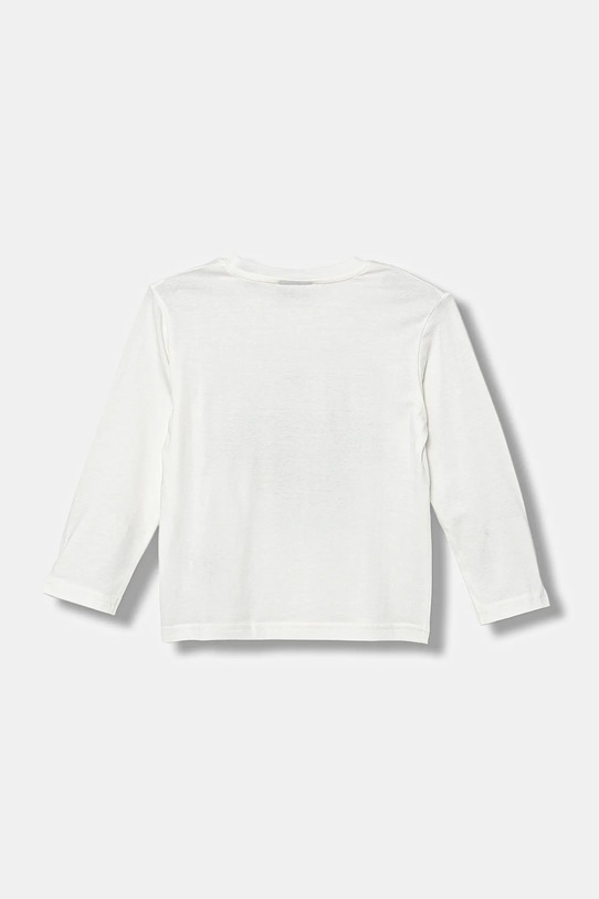 United Colors of Benetton longsleeve bawełniany dziecięcy 35RYG10KE.P.seasonal biały AW25