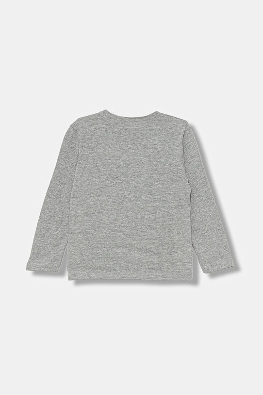 United Colors of Benetton longsleeve bawełniany dziecięcy 35RYG10KE.P.seasonal szary AW25