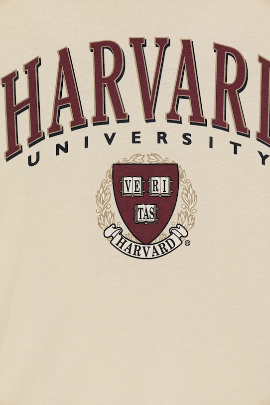 Chłopiec United Colors of Benetton longsleeve bawełniany dziecięcy 3IVWC10PW.G.seasonal beżowy