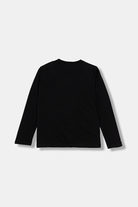 United Colors of Benetton longsleeve bawełniany dziecięcy 3JERC10QO.G.seasonal czarny AW25