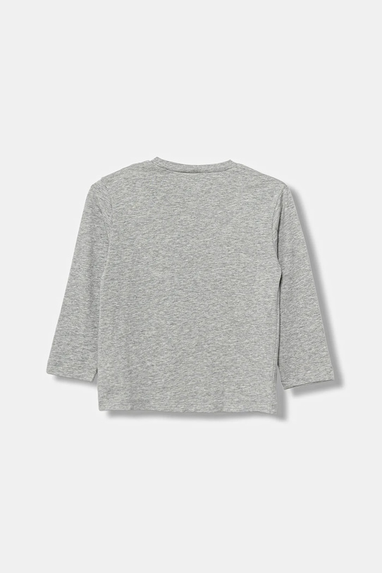 United Colors of Benetton longsleeve din bumbac pentru copii 3JERG10K5.P.seasonal gri AW25