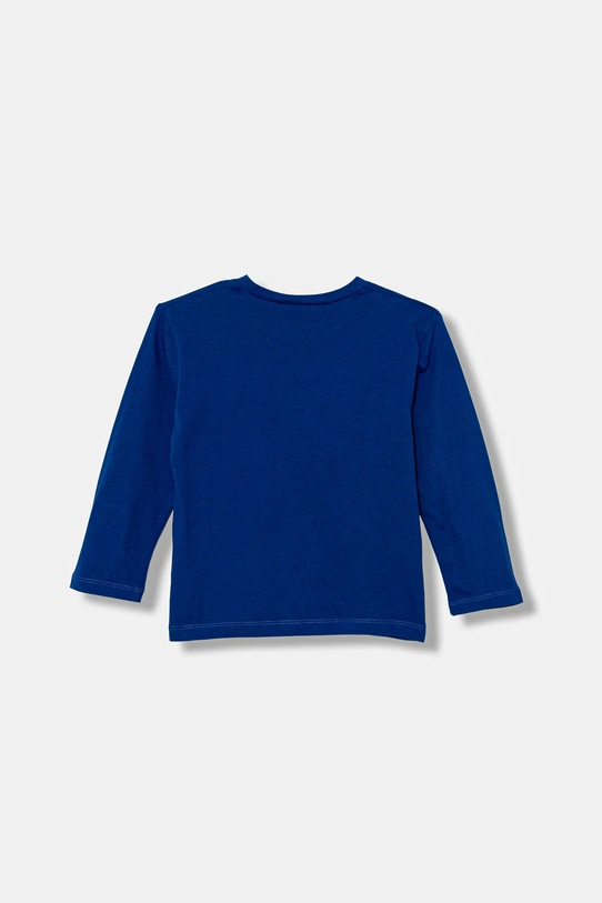 United Colors of Benetton longsleeve bawełniany dziecięcy 3JERG10K5.P.seasonal niebieski AW25