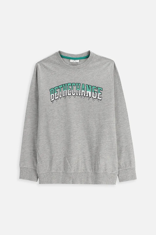 Coccodrillo longsleeve dziecięcy pozostałe szary ZC5143103VBA