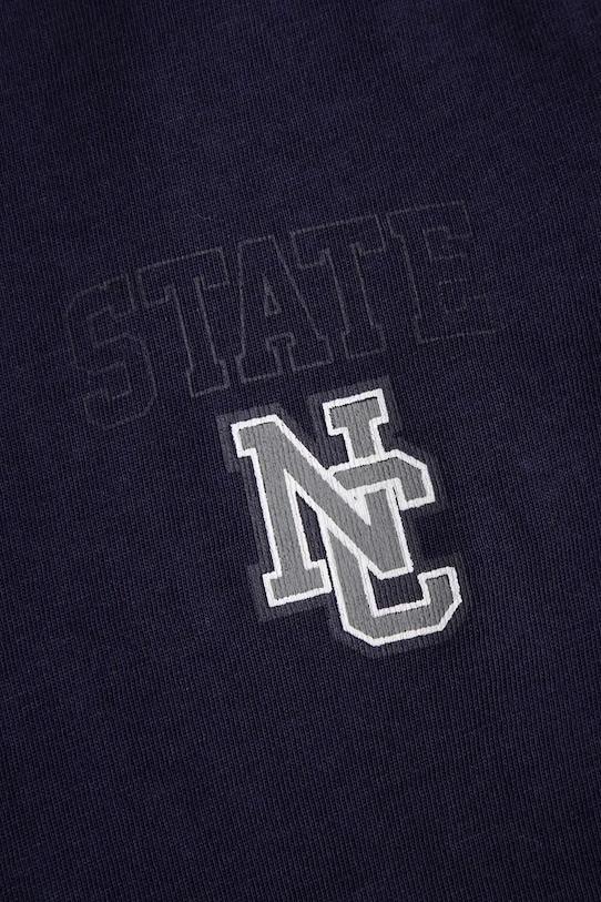 Coccodrillo longsleeve bawełniany dziecięcy granatowy ZC5143104VBA