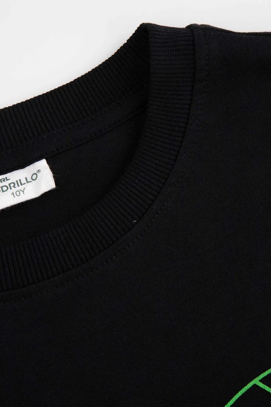Chłopiec Coccodrillo longsleeve bawełniany dziecięcy ZC5143107VBA czarny