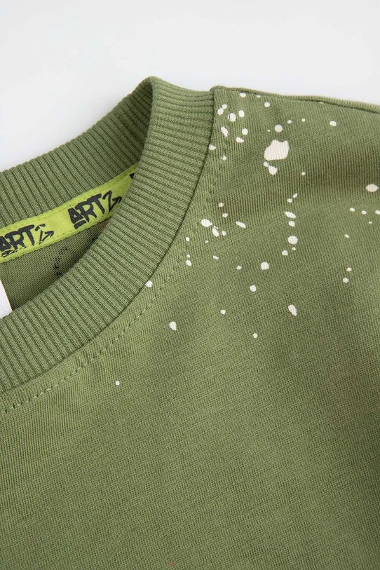 Chłopiec Coccodrillo t-shirt dziecięcy ZC5143101SBJ zielony