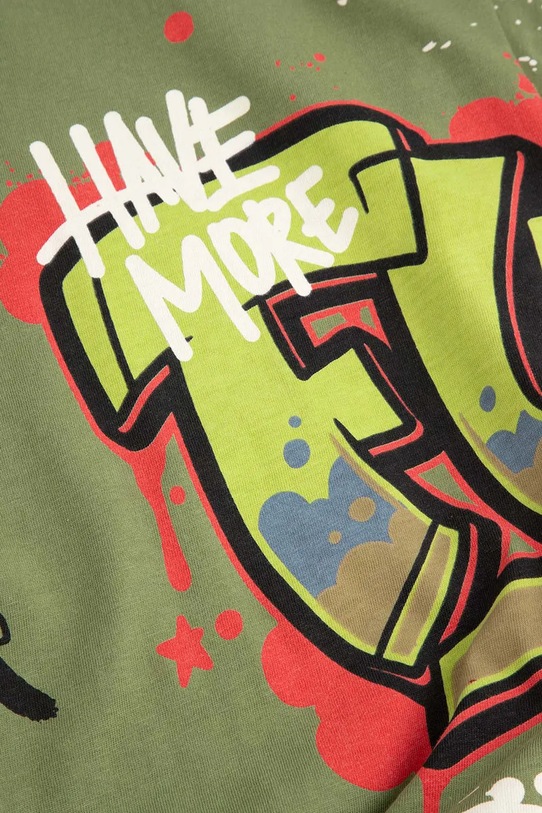 Coccodrillo t-shirt dziecięcy zielony ZC5143101SBJ