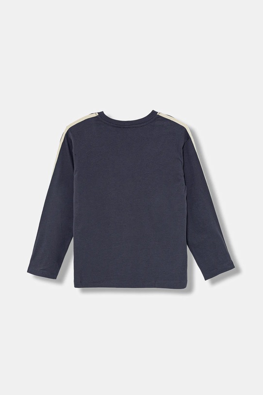United Colors of Benetton longsleeve bawełniany dziecięcy 3ATNC10R7.G.Seasonal granatowy AW25