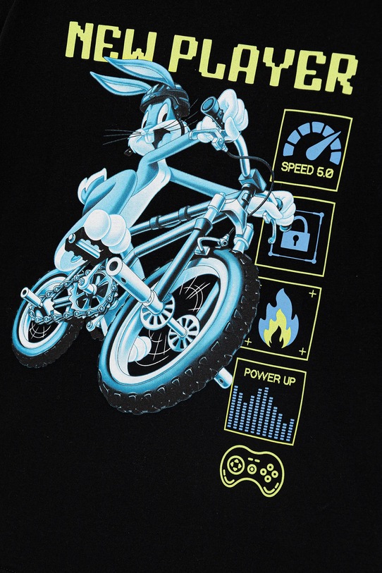 Chłopiec United Colors of Benetton longsleeve bawełniany dziecięcy 3ATNC10RL.G.Seasonal czarny