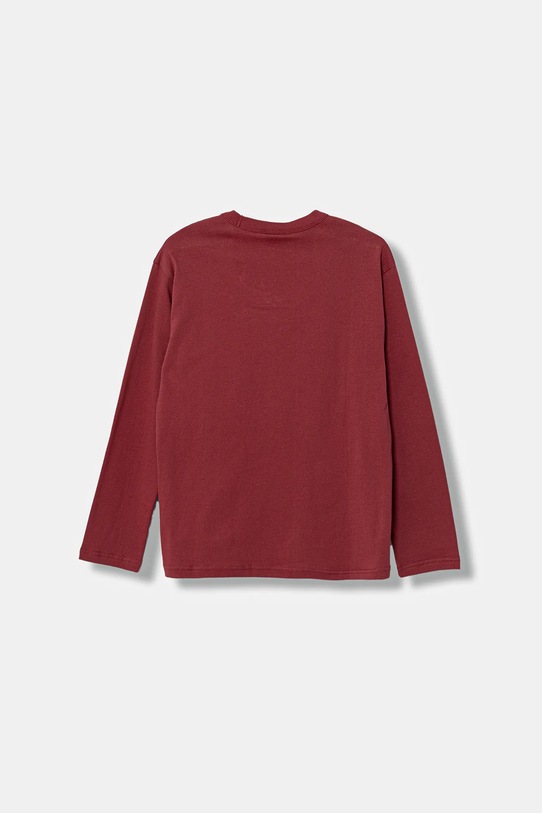 United Colors of Benetton longsleeve piżamowy dziecięcy 3ATNC10RN.G.Seasonal czerwony AW25