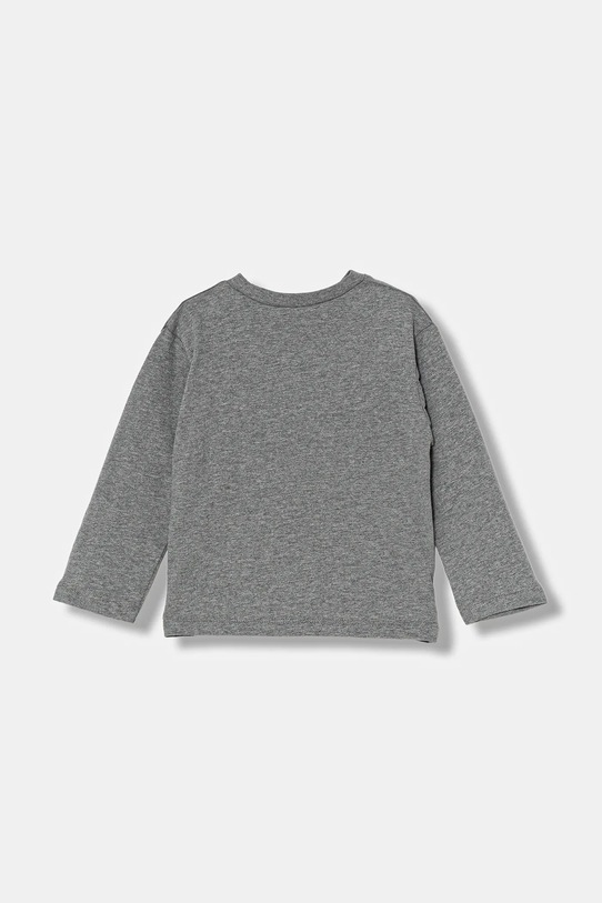 United Colors of Benetton longsleeve bawełniany dziecięcy 3ATNG10KT.P.Seasonal szary AW25