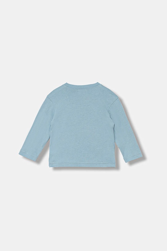 United Colors of Benetton longsleeve bawełniany dziecięcy 3ATNG10L6.P.Seasonal niebieski AW25