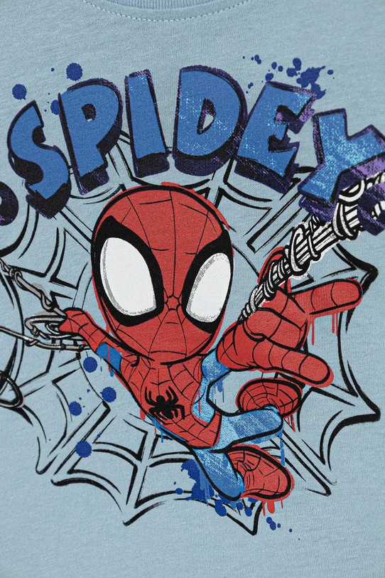 Chłopiec United Colors of Benetton longsleeve bawełniany dziecięcy 3ATNG10L6.P.Seasonal niebieski