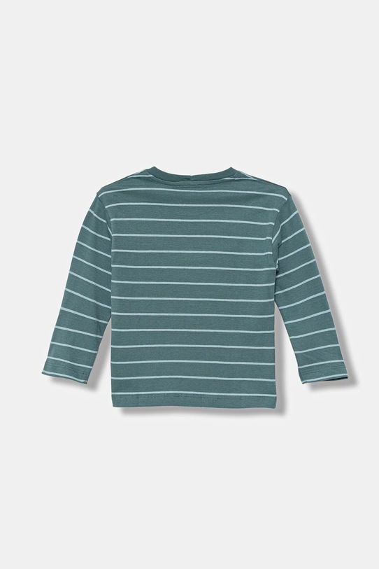 United Colors of Benetton longsleeve bawełniany dziecięcy 3XVJG10KW.P.Seasonal zielony AW25