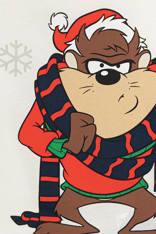 Chłopiec United Colors of Benetton longsleeve bawełniany dziecięcy 3ATNG10L4.P.Seasonal biały