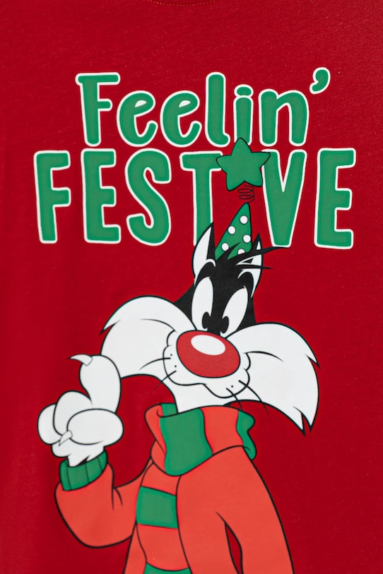 Αγορίστικα Παιδικό βαμβακερό μακρυμάνικο United Colors of Benetton 3ATNG10L4.P.Seasonal κόκκινο