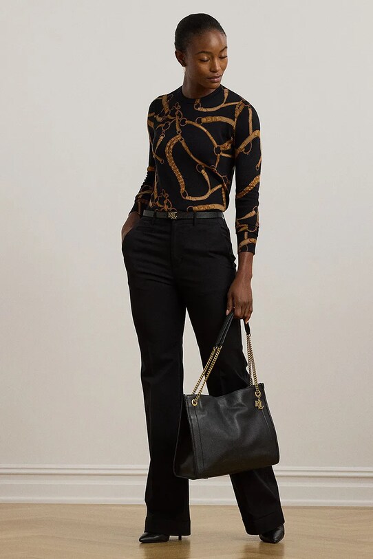 Odzież Lauren Ralph Lauren sweter 200971373 czarny