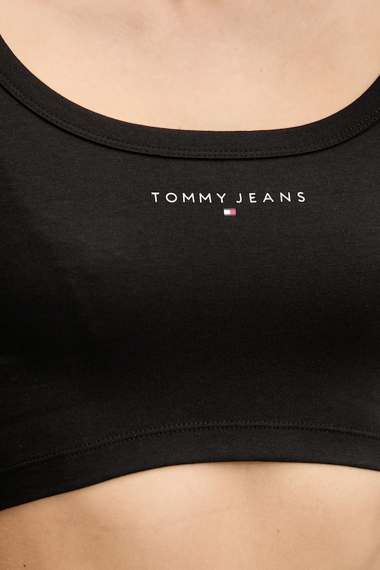 Tommy Jeans longsleeve DW0DW20909 negru