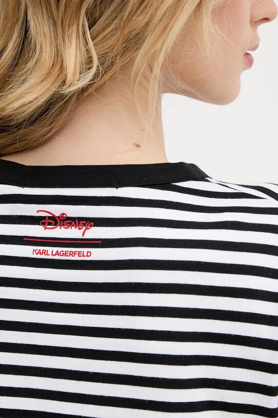 Bavlněné tričko s dlouhým rukávem Karl Lagerfeld KL X DISNEY A3W17091