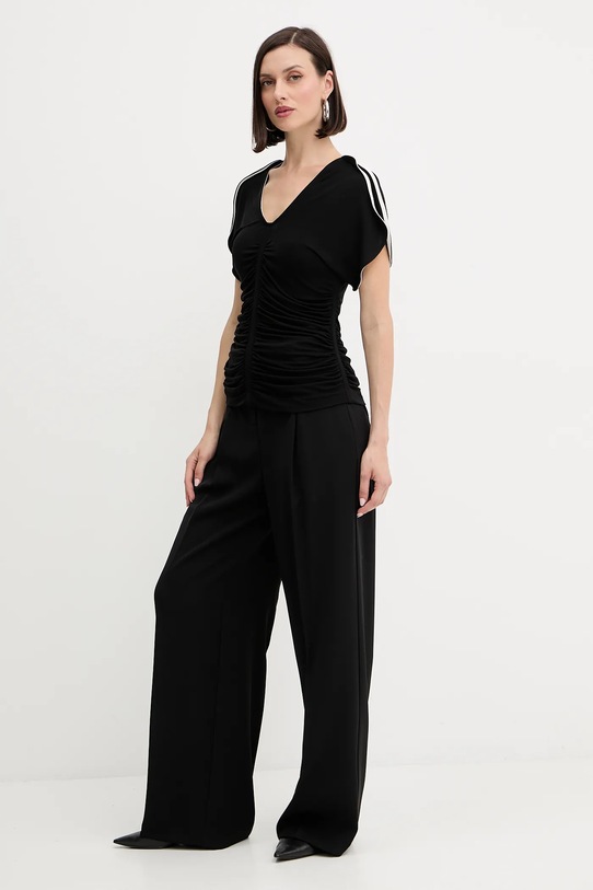 BOSS bluzka 50544874 czarny AW25