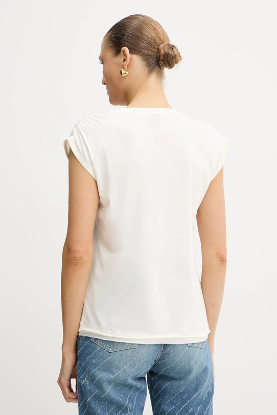 Odzież BOSS Orange top bawełniany 50545521 beżowy