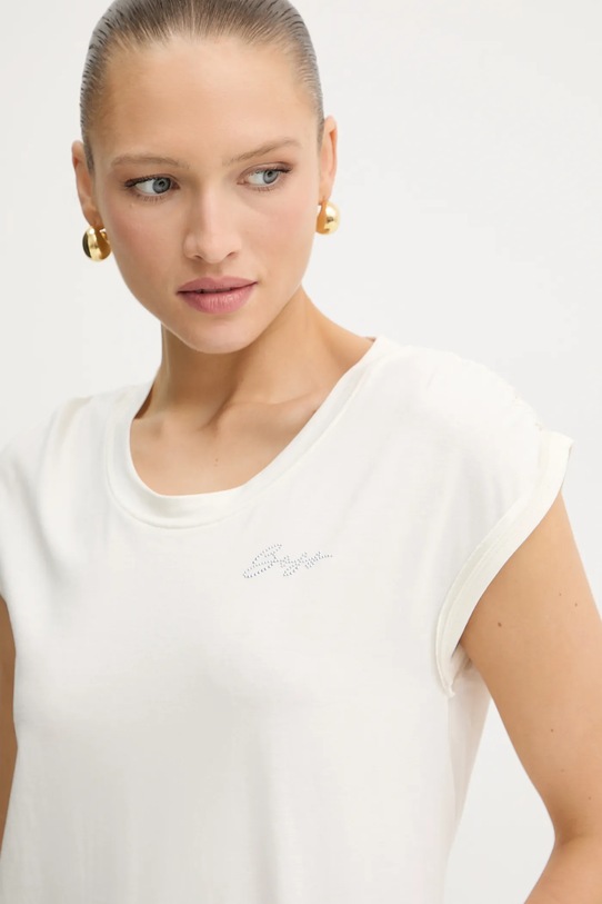 BOSS Orange top bawełniany beżowy 50545521