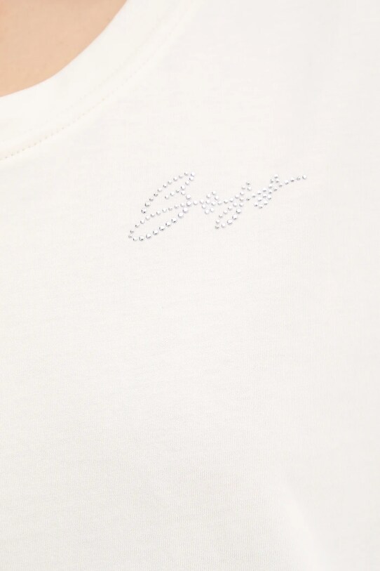 BOSS Orange top bawełniany 50545521 beżowy