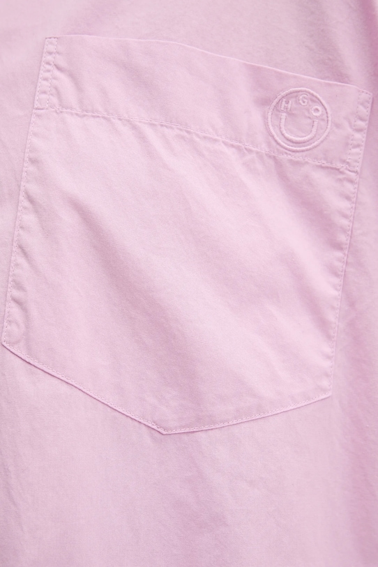 Hugo Blue cămașă din bumbac 50542970 violet