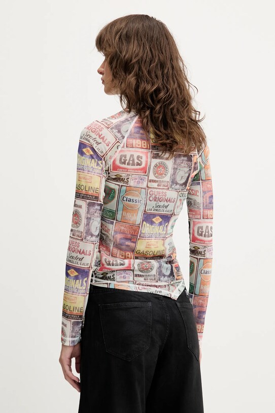 Odzież Guess Originals longsleeve W5YP43.KBBF2 beżowy