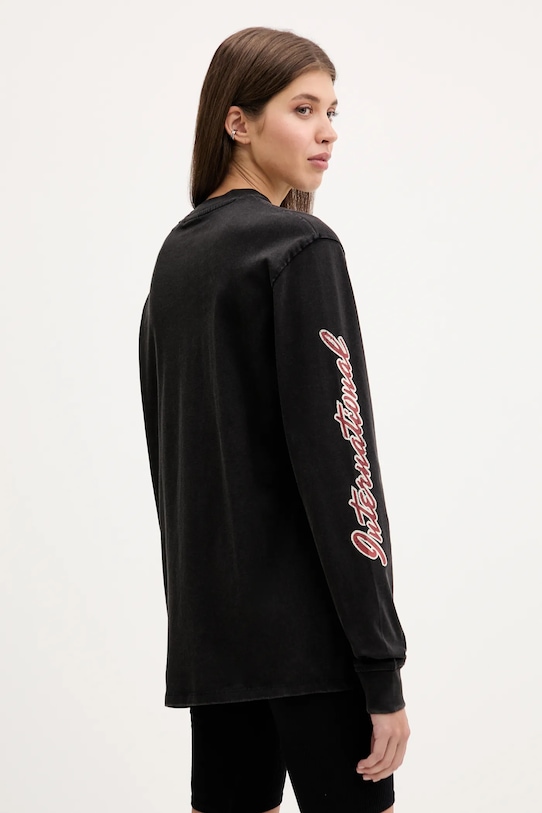 Îmbrăcăminte Guess Originals longsleeve din bumbac M5YI56.K8FQ4 negru