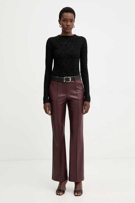 Μπλούζα με προσθήκη μαλλιού Pinko 105697.A2TW μαύρο AW25