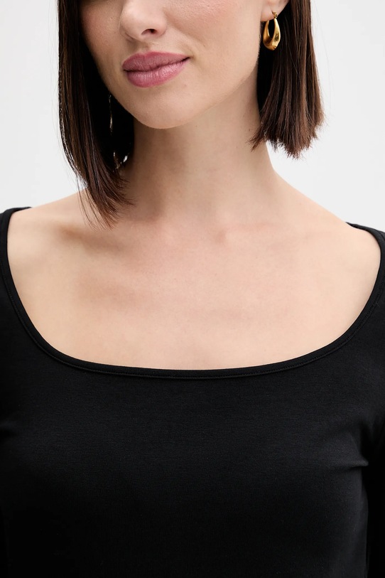 Tričko s dlouhým rukávem United Colors of Benetton 3FJHD10AQ černá