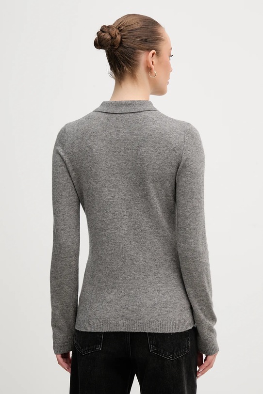 Odzież United Colors of Benetton sweter z dodatkiem wełny 102HD301H szary