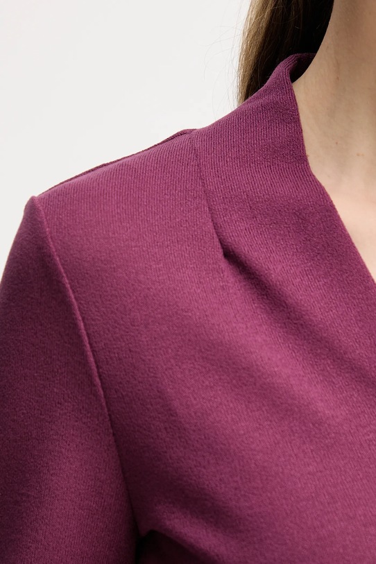 United Colors of Benetton bluzka 31NLD401X fioletowy