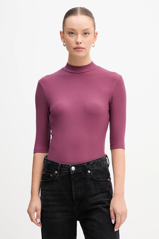 Футболка United Colors of Benetton regular фиолетовой 36K8D201B