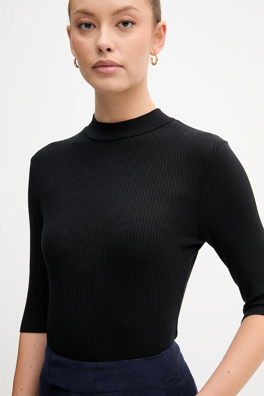 United Colors of Benetton t-shirt czarny 36K8D201B