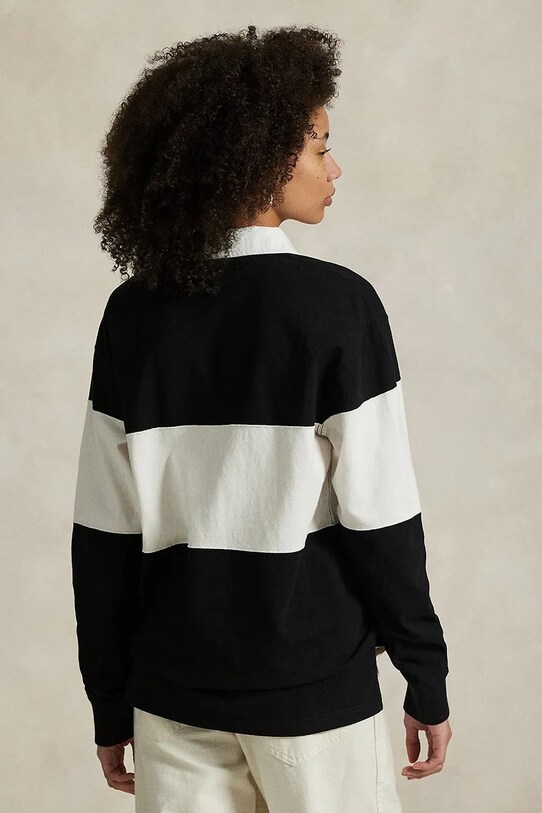 Polo Ralph Lauren longsleeve bawełniany Knit 211971708 czarny AW25
