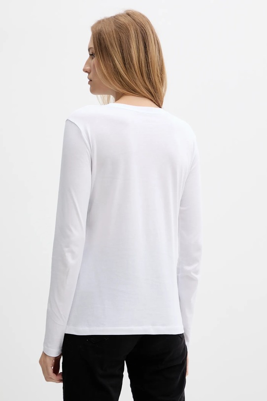 Odzież Armani Exchange longsleeve bawełniany XW001360.AF10356 biały