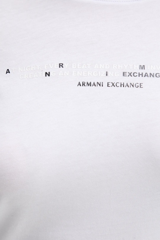 Armani Exchange longsleeve bawełniany XW001360.AF10356 biały